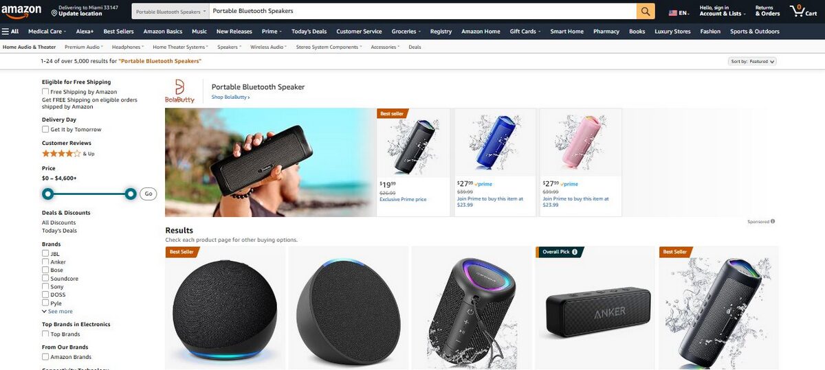 Bluetooth Speakers
