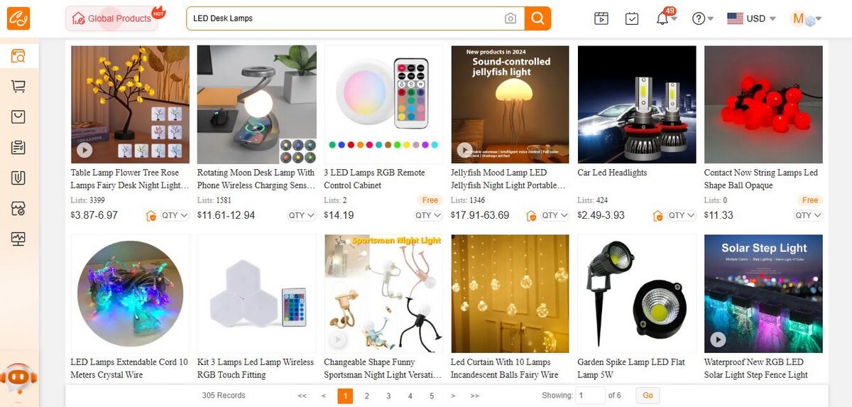 LED Desk Lamps